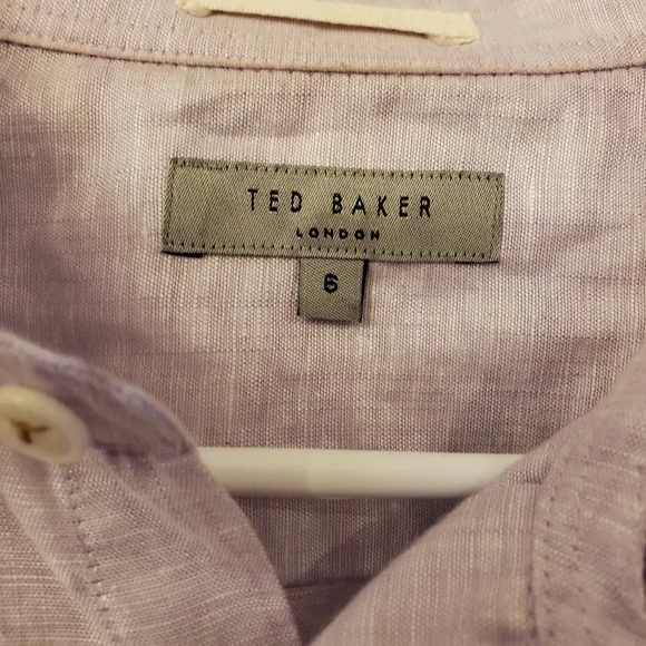Long Sleeve Linen Shirt size 6